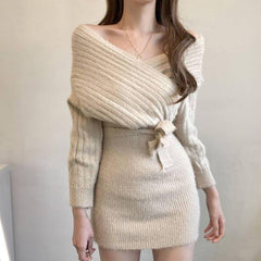 Peony Sweater Dress - Label Frenesi Fashion