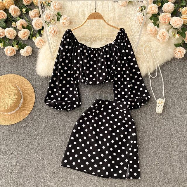 Polka Coord Sets - Label Frenesi Fashion