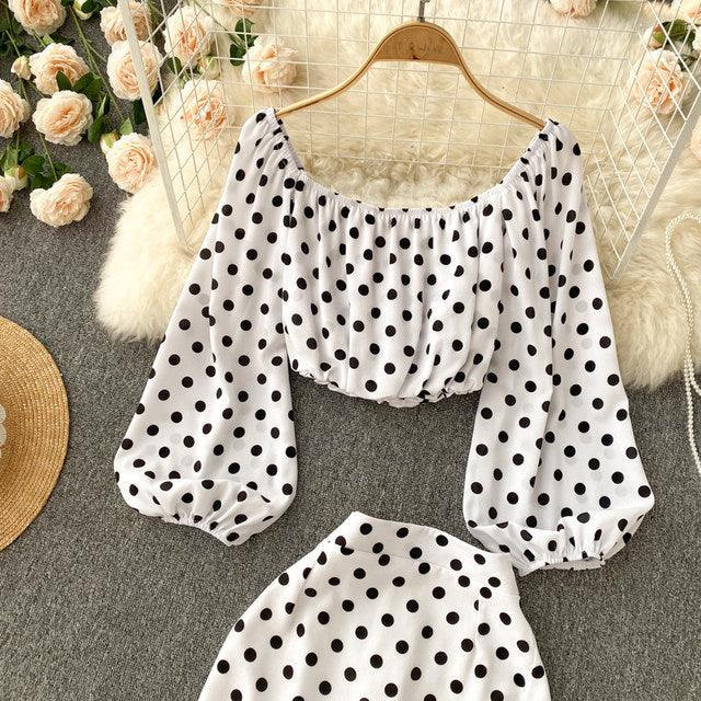 Polka Coord Sets - Label Frenesi Fashion