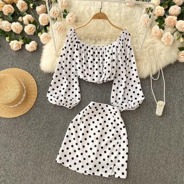 Polka Coord Sets - Label Frenesi Fashion