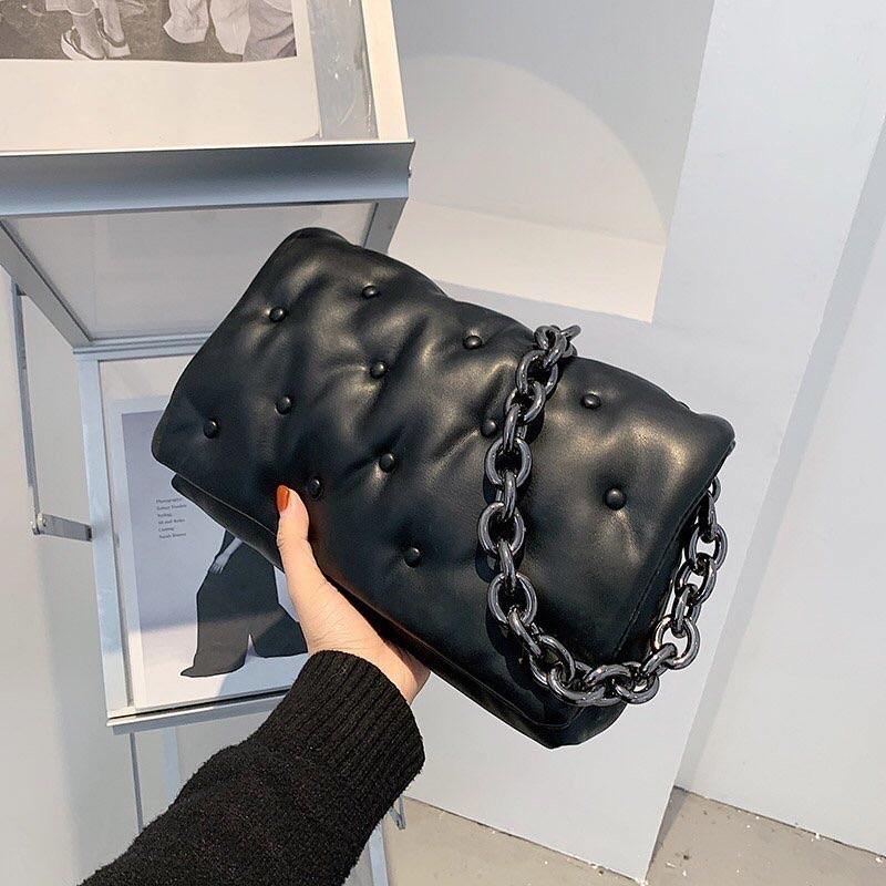 Quilted Chain Bags - Label Frenesi Fashion