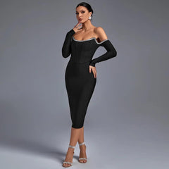 Quinn Bandage Dress - Label Frenesi Fashion