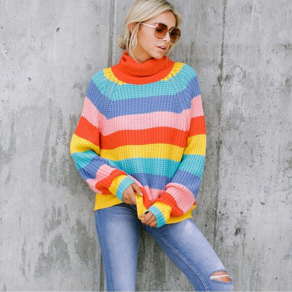 Rainbow Jumper Sweater - Label Frenesi Fashion