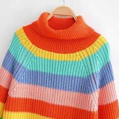 Rainbow Jumper Sweater - Label Frenesi Fashion