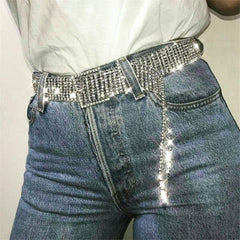 Rhinestone Belt - Label Frenesi Fashion