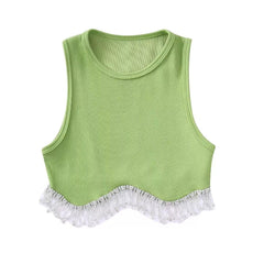 Rhinestone Tank Top - Label Frenesi Fashion