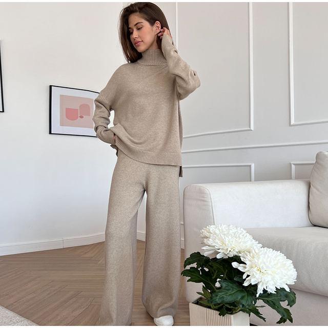 Shelby Knitted Cashmere Co-ord Sets - Label Frenesi Fashion