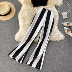 Shelby Striped Pants With Top - Label Frenesi Fashion