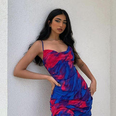 Stella Printed Dress - Label Frenesi Fashion