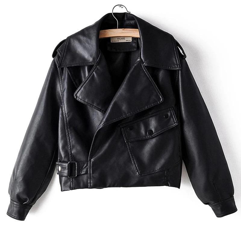 Texas Biker Leather Jacket - Label Frenesi Fashion