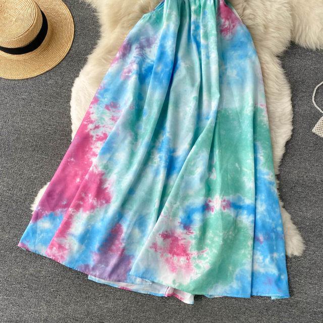 Tie Dye Tube Dress - Label Frenesi Fashion