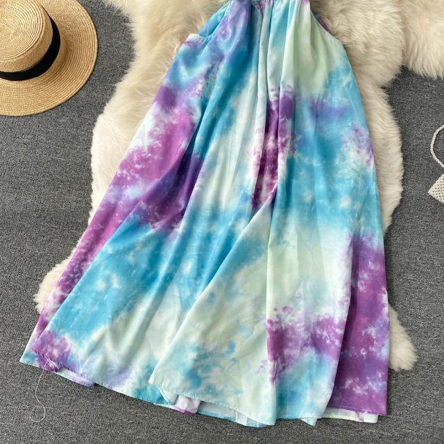 Tie Dye Tube Dress - Label Frenesi Fashion