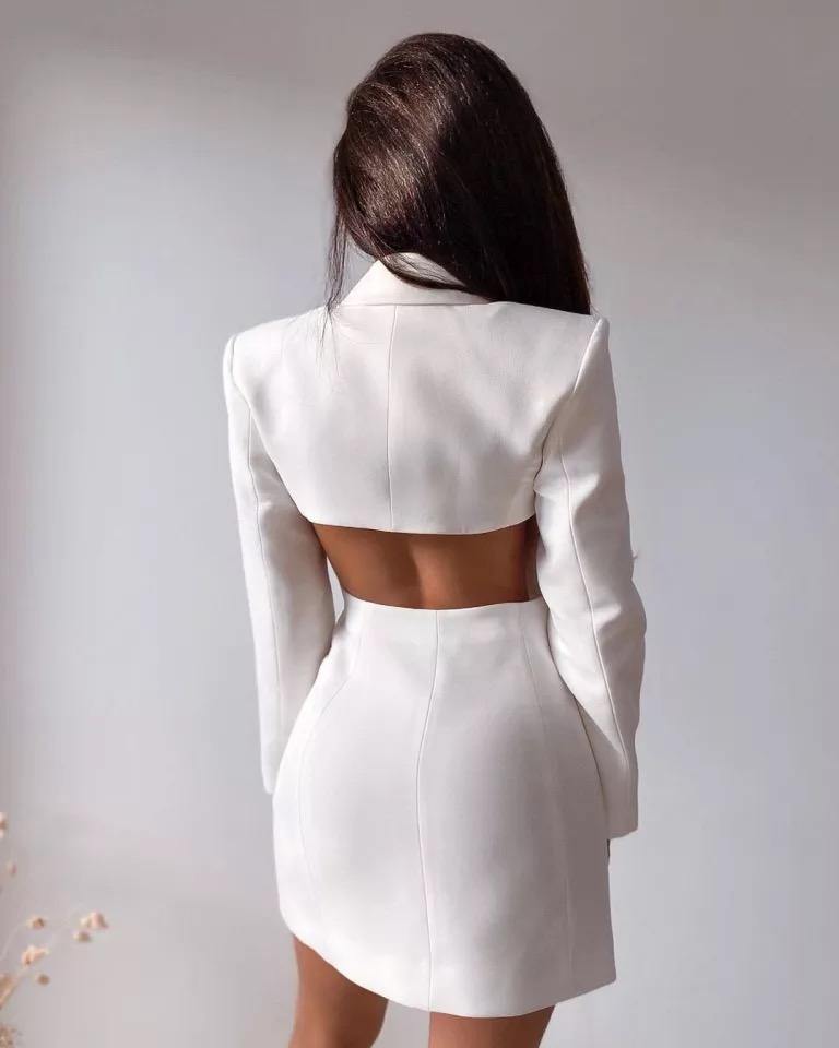 Whitney Blazer Dress - Label Frenesi Fashion